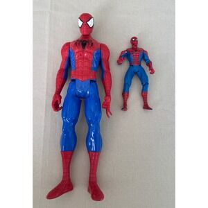 Marvel Spider-Man Action Figure Lot, Large and Small Vintage, Collectible Toy